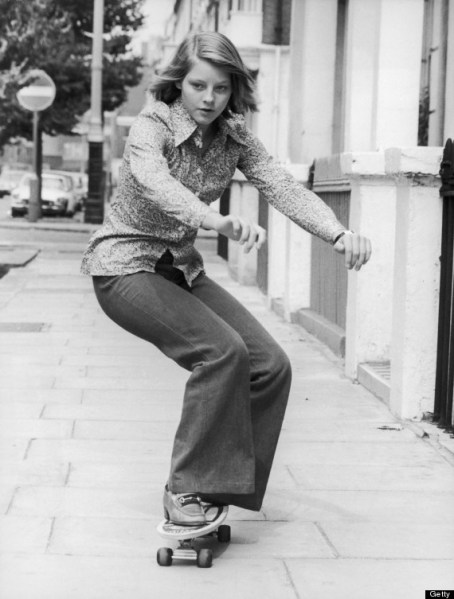 Jodie Foster Winner Of Palme D Or At The Cannes Festival For The Role In The Movie Taxi Driver